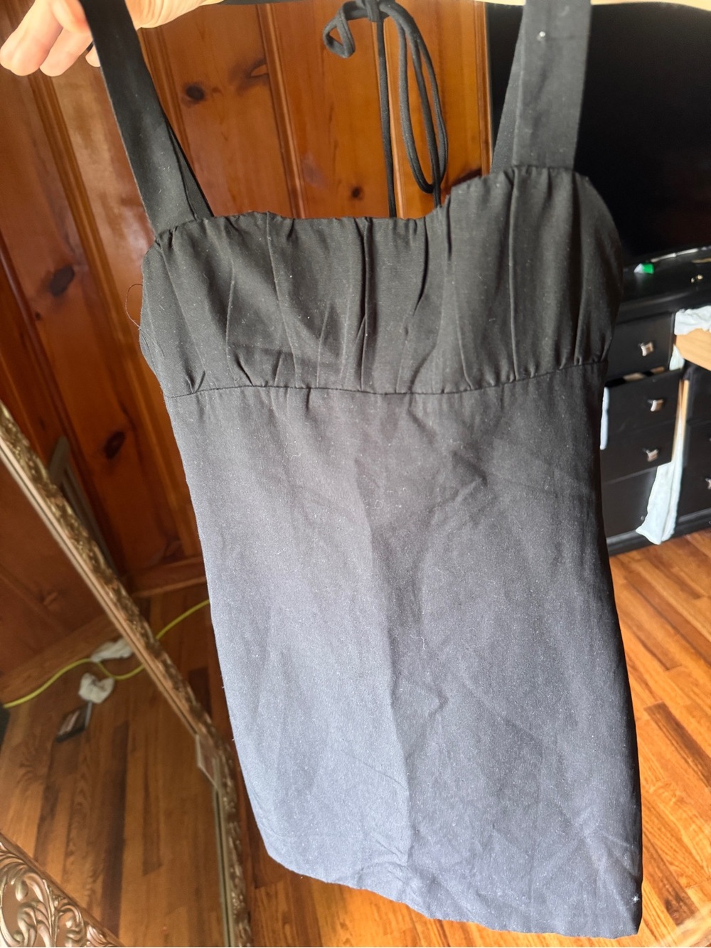 Zara Black Sleeveless Mini Dress